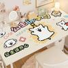 ZISIZ Little Dog Princess Lychee Leather Desk Mat