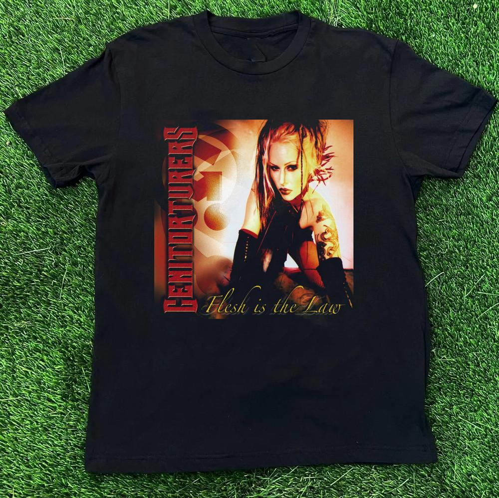NEW Genitorturers Band Flesh Is the Law Black All Size S-5XL Shirt AC2252 Unisex T-Shirt S
