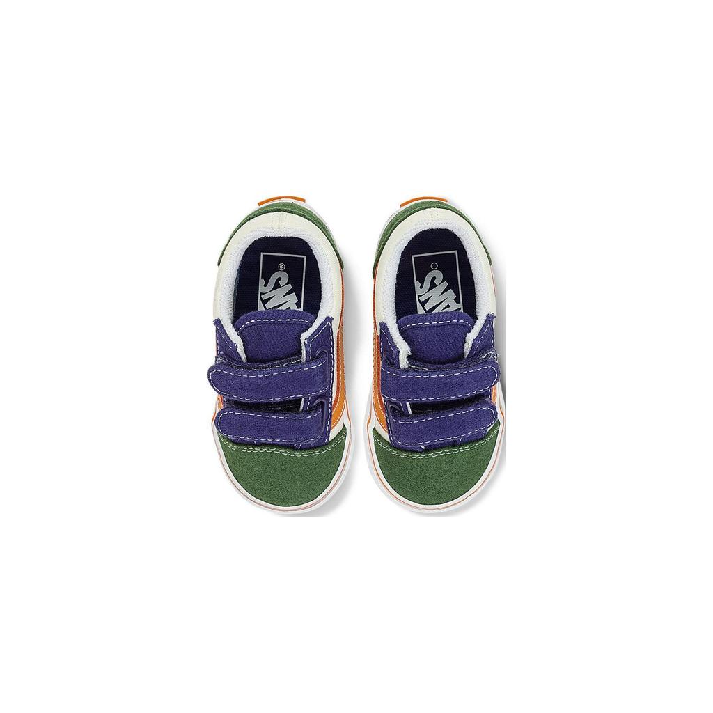 Vans Serie Old Skool Scarpe Comode Basse da Passeggio Scarpa da Bambino Bianco Verde VN0A38JN6GL