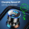 20W PD Car Charger Fast Charging Car Phone Charger Adapter LED Display for IPhone 16 15 14 Xiaomi Samsung USB Type C Charger In Car