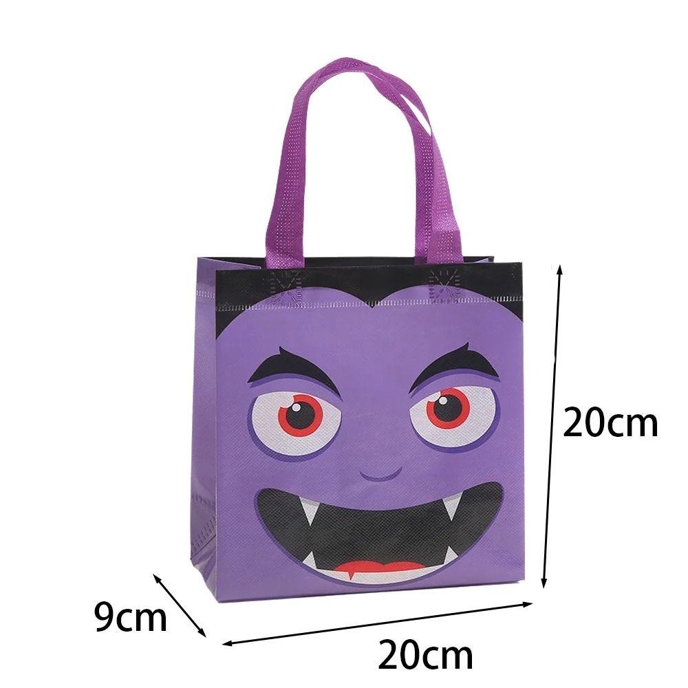 Pumpkin Non-Woven Treat Bags Loot Bag Kids Gifts Bag Packaging Halloweens Candy Bag  Children