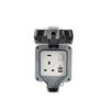 Waterproof Design Wall Switch Socket Dust Proof Power Socket Case  Electrical Power