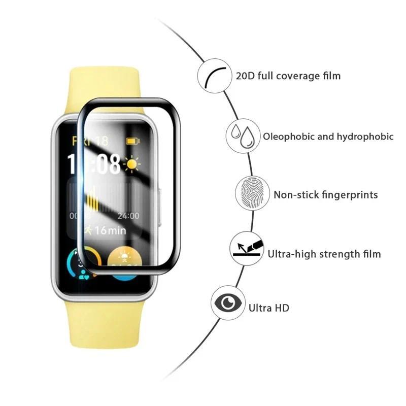 1-5PCS For Huawei Band 11 Pro 3D Full Curved Screen Protector Smart Watch Wristband For Huawei Band 11 10 9 8 7 Protective Film