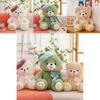 Teddy Bear Plush Toy With Pp Cotton Filling Soft Short Pile Stuffed Animal For Kids Gift