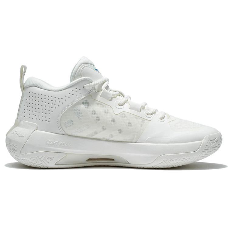 New LiNing Liren 2 Low Durable Breathable Low Top Basketball Shoes Men's Mist White ABAS039-5