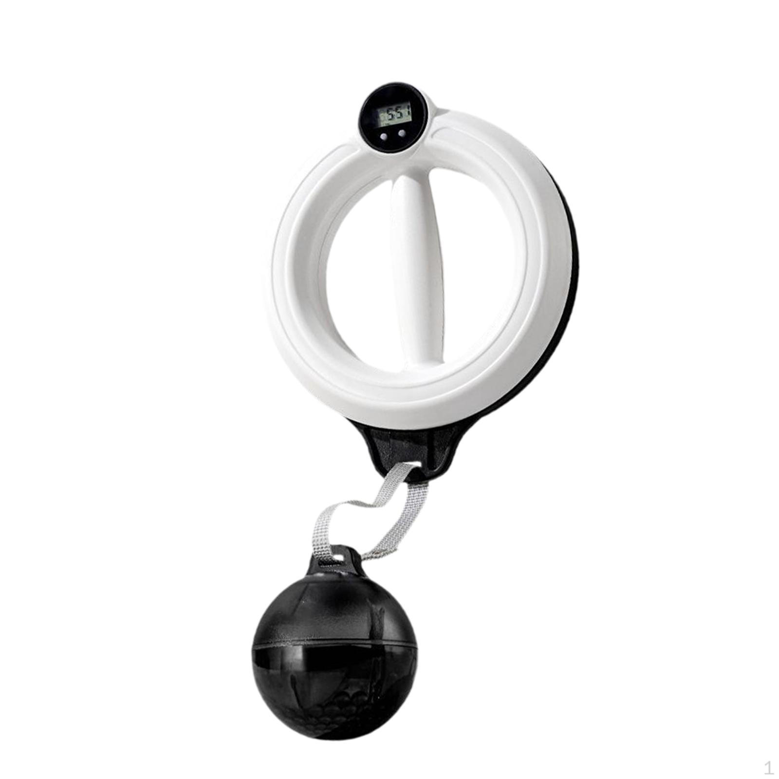 

Bracelet, Portable Upper Body Fitness Device, Hand Crank Design, Rotating Training Ring with colorful lights