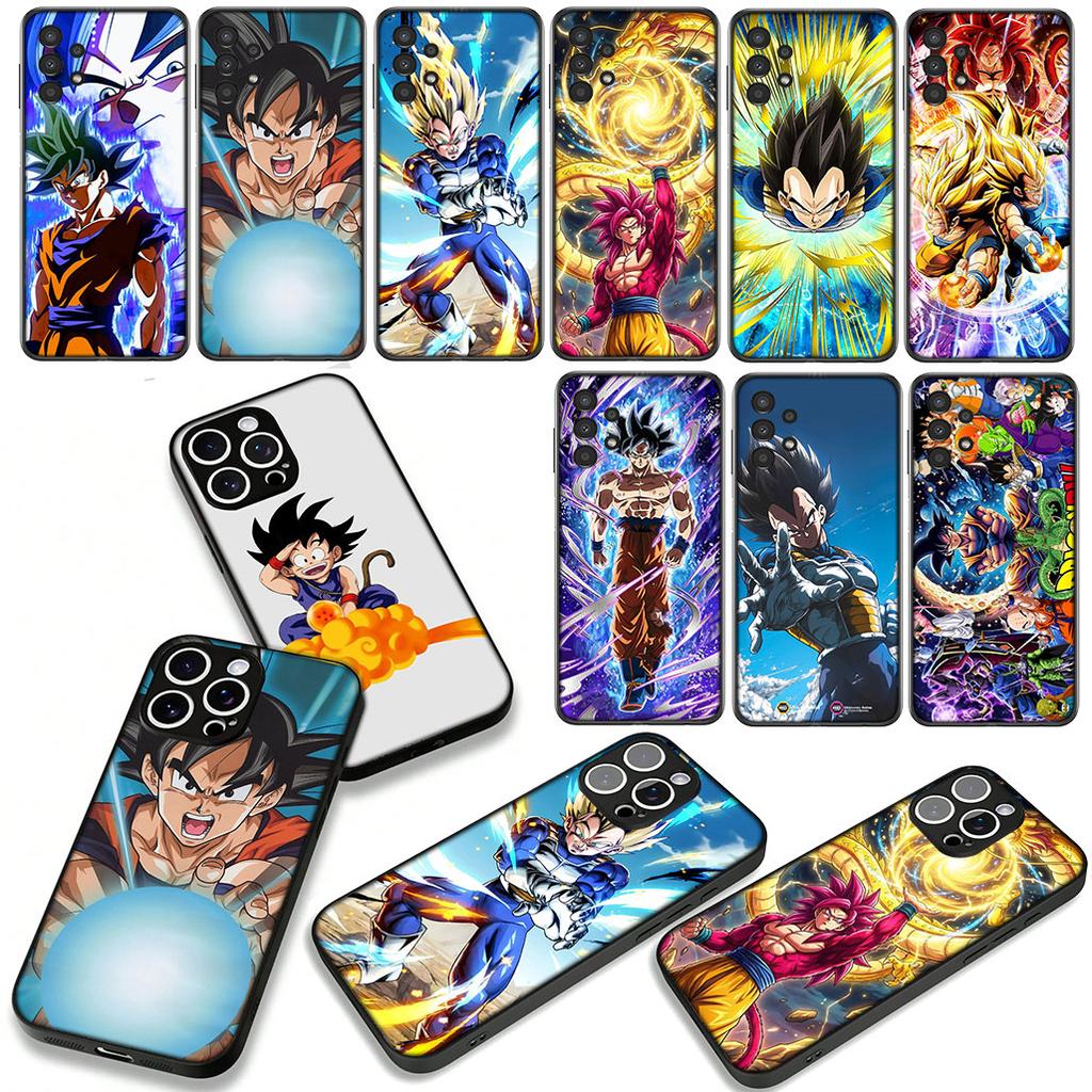 Phone Cover Cartoon Dragon Gokus Ball Z Vegeta for Apple iPhone 16 15 14 Plus 13 12 Mini 17 Pro Max + ProMax 16E Air 15+ Case