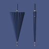 24 Bone Long Handle Umbrella Enlarged Thickened Sunny Rainy Dual-use Extra-large Black Sun Protection Automatic Umbrella