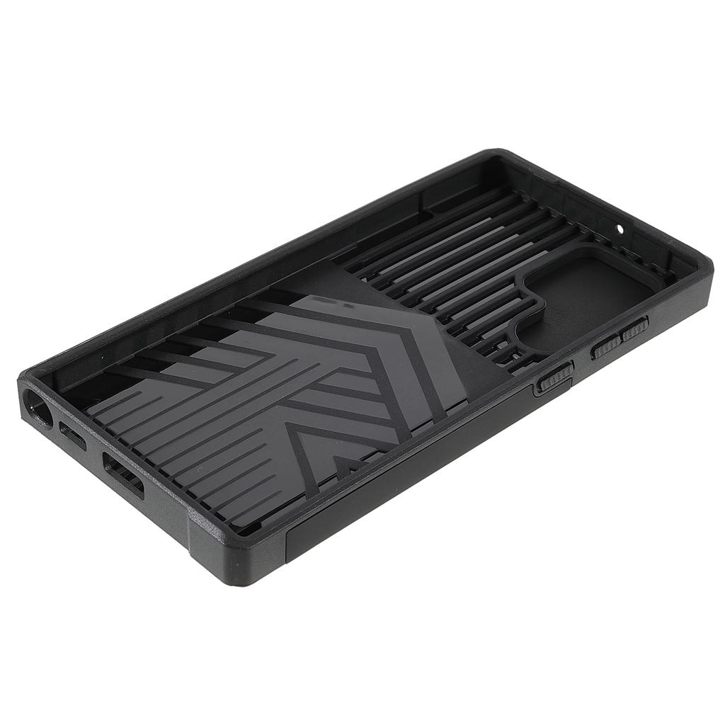 For Samsung Galaxy S24 Ultra Phone Case PC+TPU Kickstand Cover with Card Holder