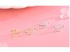S925 Sterling Silver Diamond Planet Earrings: Trendy Japanese & Korean Style Hollow Universe Design for Women