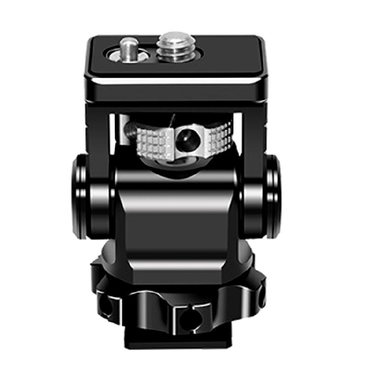 Professional Camera Monitors Mounting Solution with 360 Rotary 180 Tilt and Quick Lock Monitors Holder Bracket Rack