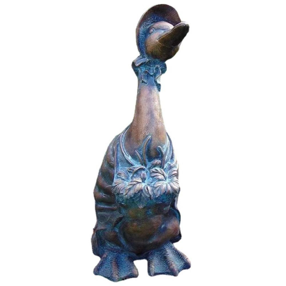 

1/4pcs Creative Easter Rabbit Statue Resin Miniatures Figurine Animal Sculpture Courtyard Style 4