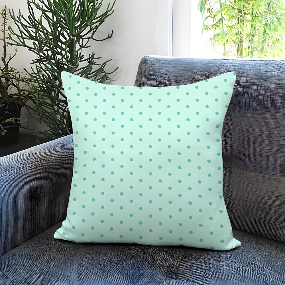 Dot pattern Cushion Cover Comfortable Reversible Pillow Cover Ideal for Car Sofa Bedroom  Beyond