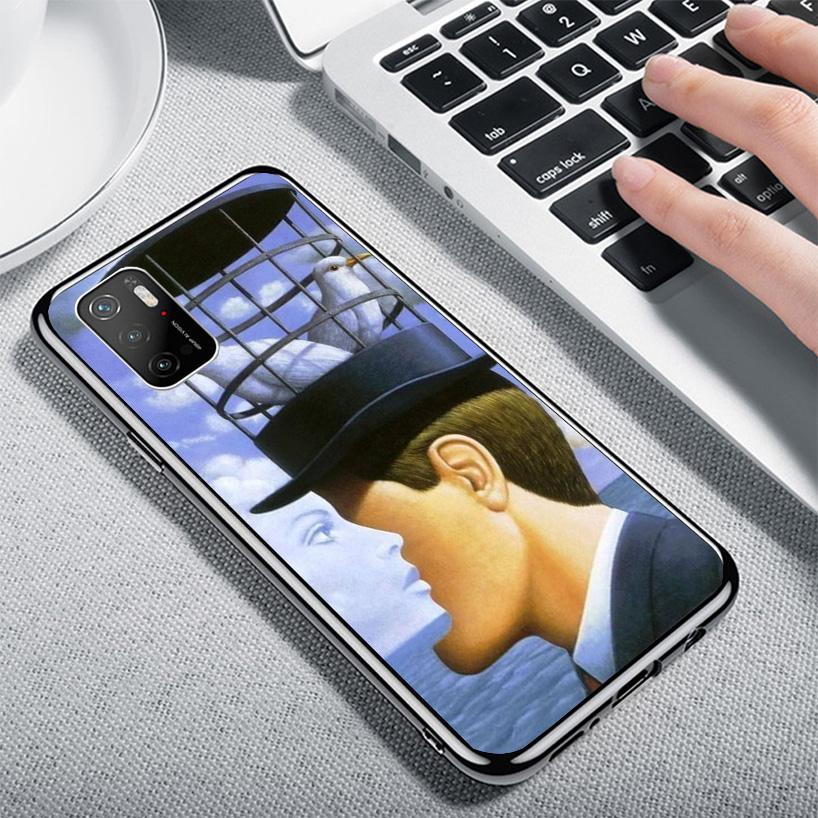 Rene Magritte Art Phone Case For Xiaomi Poco X7 X6 X5 Pro F7 Ultra Redmi 15C 15 13 13C 12 12C 10 10A 10C 9 9A 9C 9T Shell Poco X