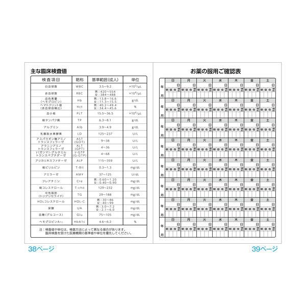 Kapseln Seiten Online [Medikamentenheft] A6/40 (Orange/10 Bücher)_Sabrina