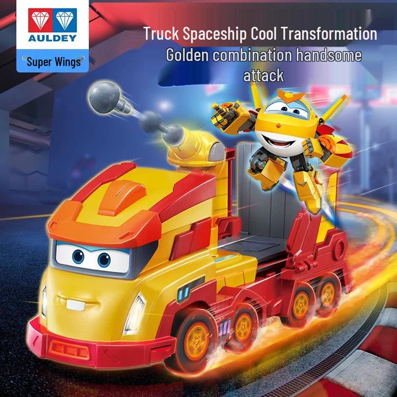Super Wings Jin Xiaozhi Transformer Robot Truck & Spaceship Toy Set