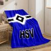 HSV Logo Blue Blanket for All Seasons Blanket Lunch Break Throw Gift