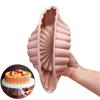 1pc Silicone Round Pan Charlotte Cakes Baking Pan Sponge Flan Mold DIY Strawberry Shortcake High-temperature Resistant Kitchen Silicone Moulds