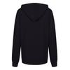 Women's Loose Slit Pocket Zip Solid Long Sleeve Hooded Sweatshirt Cardigan