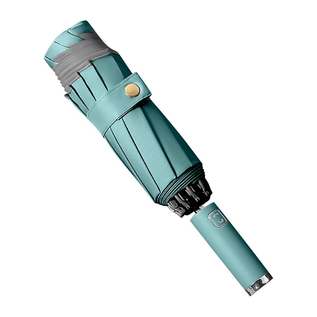 Automatic Umbrella Reverse Folding Windproof Umbrella With Reflective Strips & LED Light