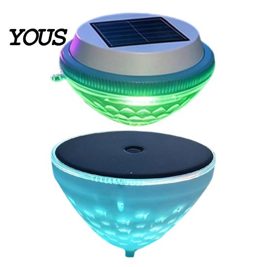 Solar Powered Swimming Pool Light Floating Light, with Dynamic Fish Projection, Color-Changing LED Lights Projection Waterproof for Pools
