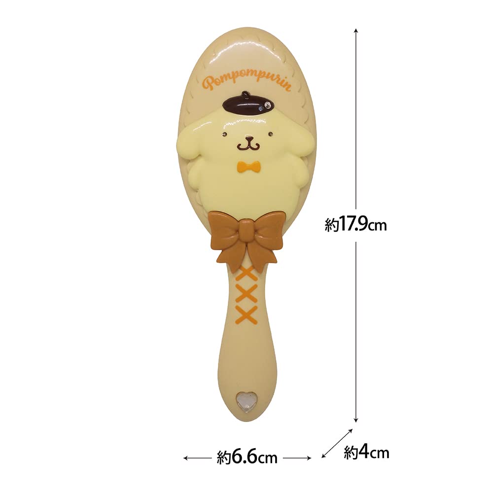 Morimoto Sangyo Die-Cut Hairbrush Sanrio Characters Pompompurin