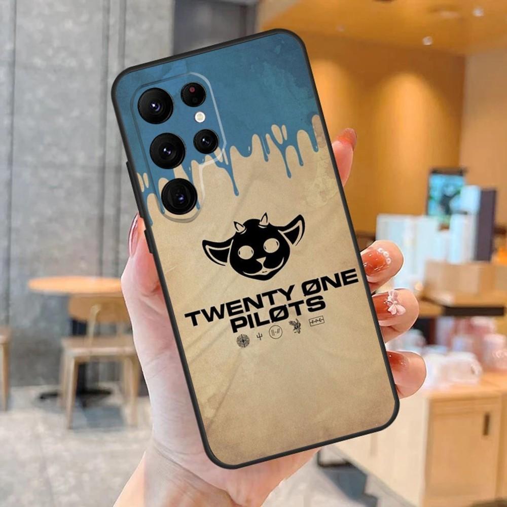 Band Twenty One P-Pilots Phone Case For SamsungS24,S23,S22,S21,Ultra Pro S10,S30Plus,S9,20lite Black Cover
