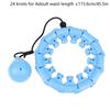 Weighted Fit Exercise Circle Infinity Fitness Hoop With Detachable Knots For Adults Children Weight Loss And Exercise