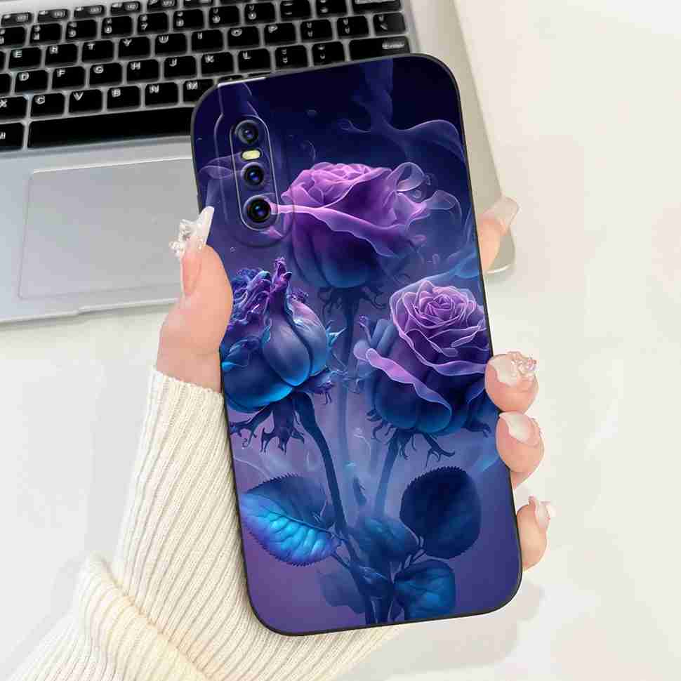 For vivo V15 Pro 6.39" Case Luxury Cat Cute Soft Silicone Back Cover For Vivo V15 Pro VIVO 1818 Fashion Girl Protective Cases