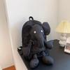 Cartoon Elephant Doll Backpack Female Large Capacity Student Backpack Female Travel Bag Doll