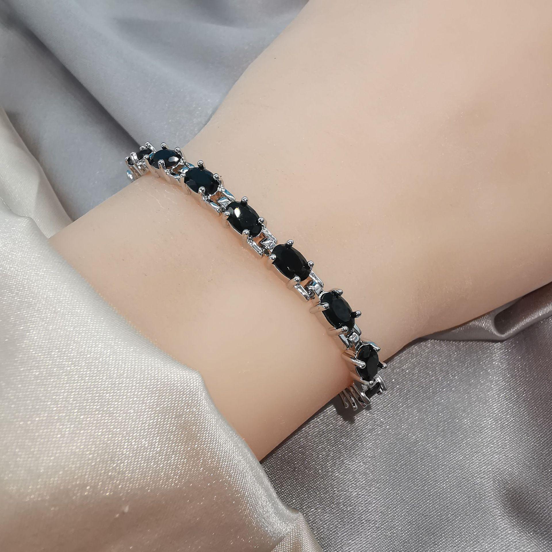 

Браслет в форме яйца, имитация Танзании, европейский браслет Vibrato Sonic Boom Crystal Ladies Luxury.