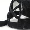 New Popular Outdoor Cross Ponytail Cap Sports Broken Edge Baseball Cap Summer Ladies Running Cap