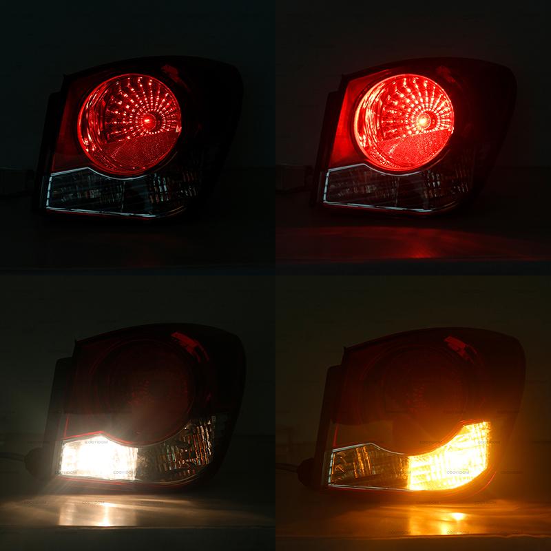 Car Rear Lamp Tail Light Reversing Brake Light Assembly For Chevrolet Cruze 2009 2010 2011 2012 2013 2014