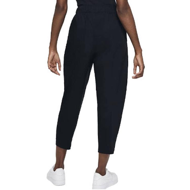 Nike Sportswear Essential Solid Logo Loose Casual Long Pants Women Bottoms Black DD5975-010