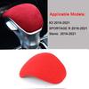 For Kia K3/ Sportage R /KX1 (2018-) Made of Super Suede Car Wrap Gear Shift Knob Trim Cover Boot Interior Tuning Accessories