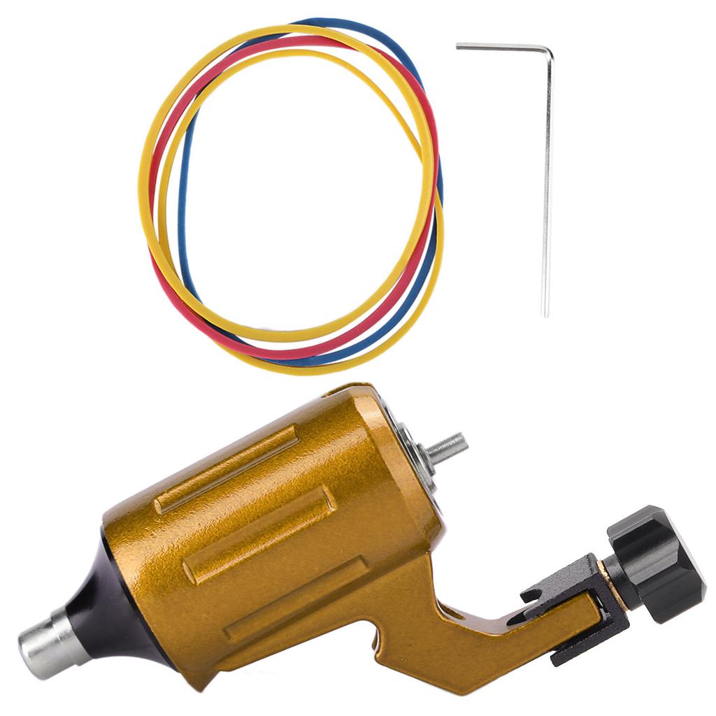 Einstellbare Starke Motor Tattoomaschine Legierung Liner Shader Tattoomaschine RCA SchnittstelleGold