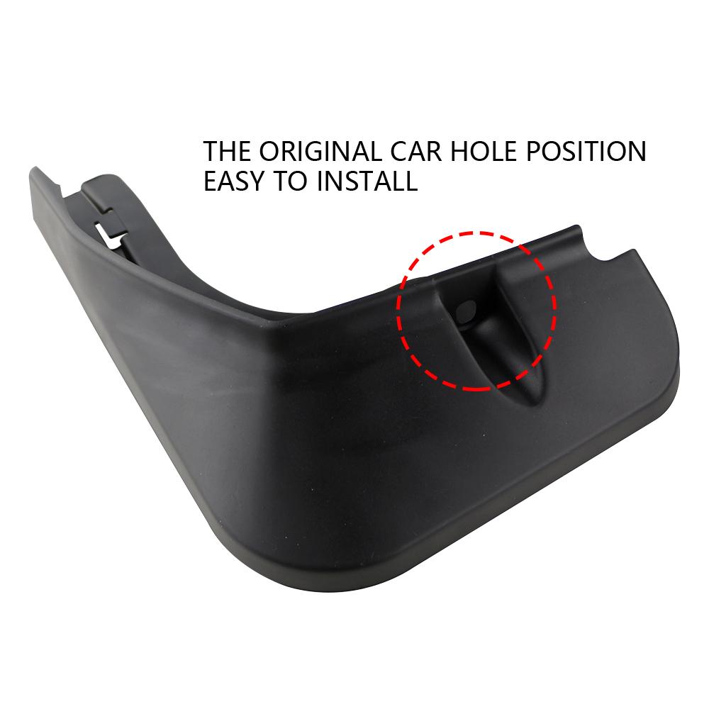 4pcs Front Rear Molded Fender Cover for BYD Atto 3 Yuan Plus 2022 2023 2024 Mud Flaps Splash Guard Mudguard Car Accessories