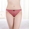 Woman Cotton Underwear Sexy Lace Briefs Transparent Bikini Panties Underpants Knicker Lingerie 6 Pcs/set