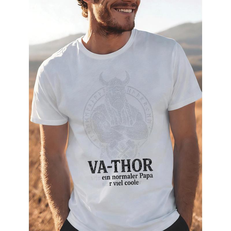 Papa Geschenk Dad T-Shirt Vatertag Shirt Herren Lustiges Dad T-Shirt für Männer Frauen Unisex Ganzjahres-T-Shirt