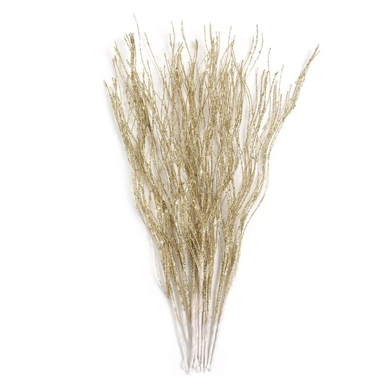 

5 шт. Блестящий искусственный ягодный букет Украшение для рождественской елки для домашнего декора Новый год 2026 Навидад DIY Венок Подарки Аксессуары 5Pcs