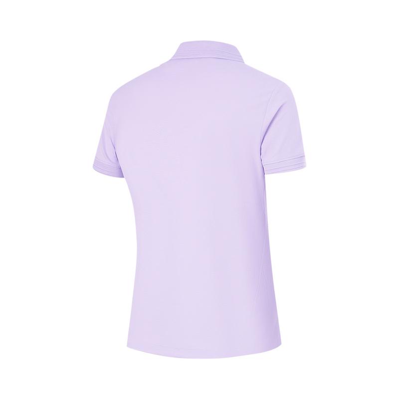 Li-Ning Breathable Soft Versatile Casual Short Sleeve Polo Shirt Women tops APLU180-6