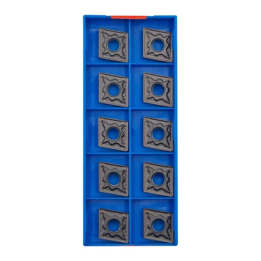 10ks Soustružnické břitové destičky CNMG120408-HM Destičky Přerušovaný řez a kontinuální obrábění Karbidové destičky Nástroje Příslušenství