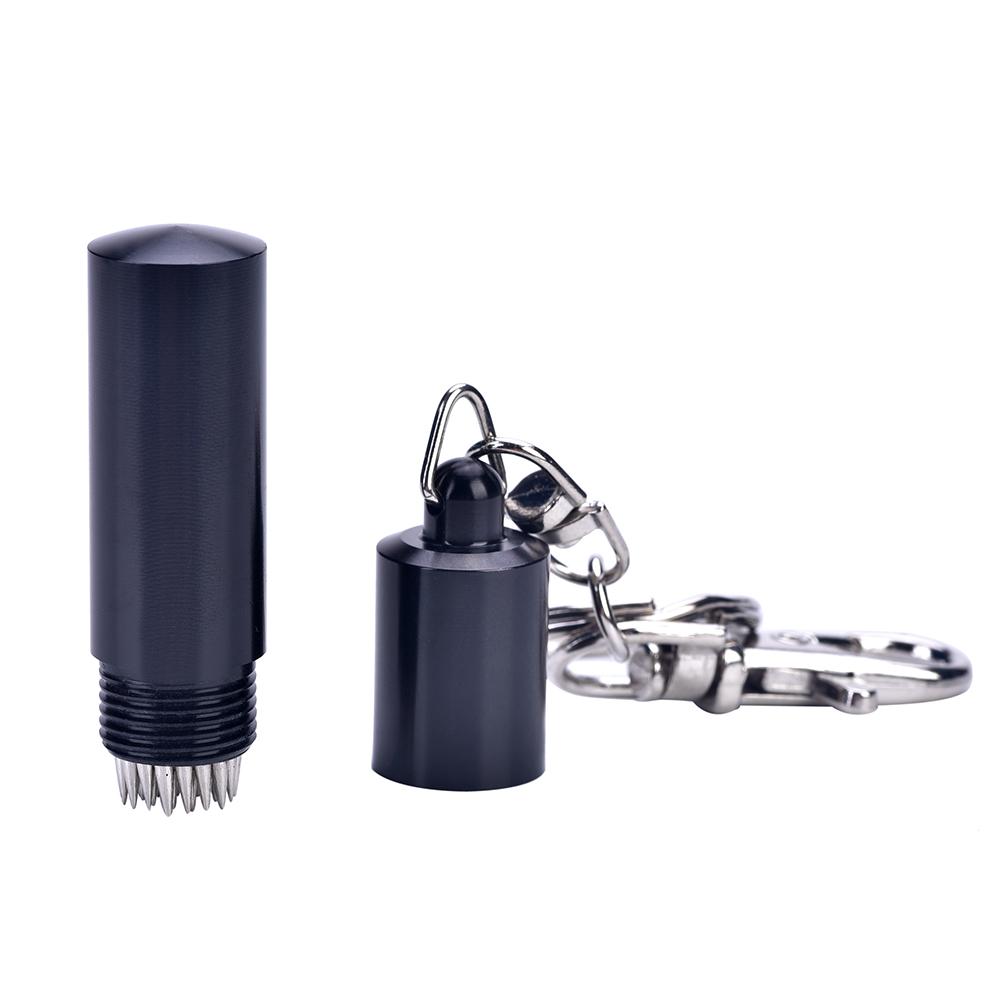 Billiard Pool Snooker Stick Shaper Cue Tip Pick Keychain Repair Tool (Black)