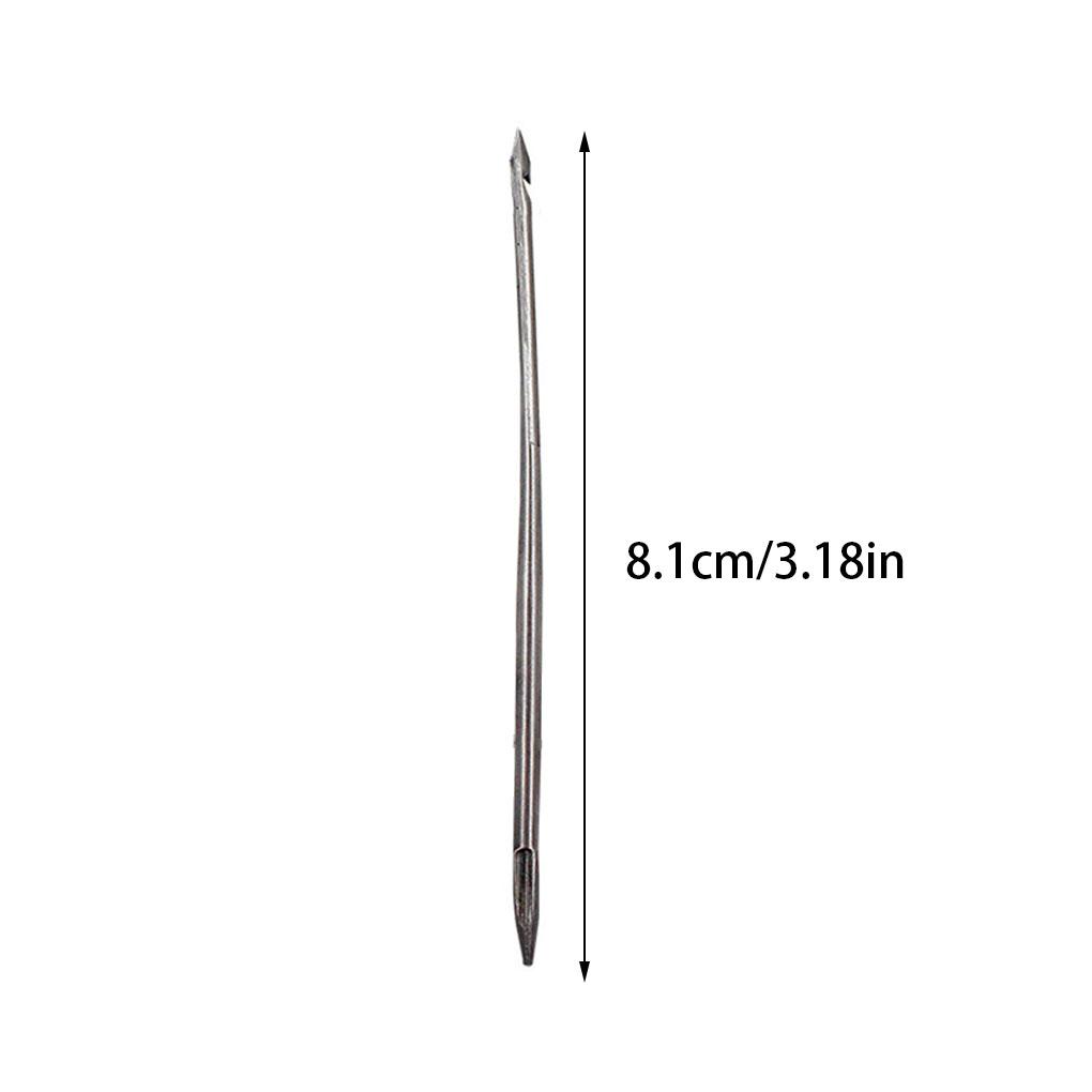 Sewing Awl Tapers Hook Canvas Craft Needle Changeable Hand Stitch Wear-resistant Multipurpose Hollow Repair Crochet Sole Pin