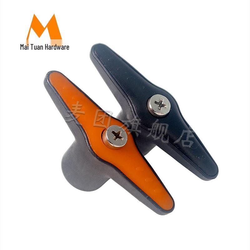 Nylon T-Type Adjustable Butterfly Handle with Fixed Position Screw (Sizes M5-M12)