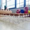 6/12/24 PIÈCES Bouteilles en Verre Transparentes 50ml 33×47×50mm Mini Bocaux en Verre Transparent Stockage Épices Graines Artisanat DIY Flacons Décor Bonbons