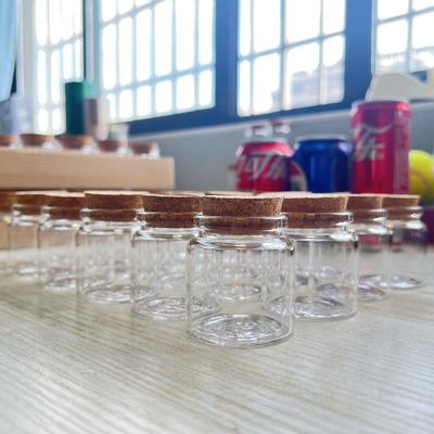 6/12/24 PIÈCES Bouteilles en Verre Transparentes 50ml 33×47×50mm Mini Bocaux en Verre Transparent Stockage Épices Graines Artisanat DIY Flacons Décor Bonbons