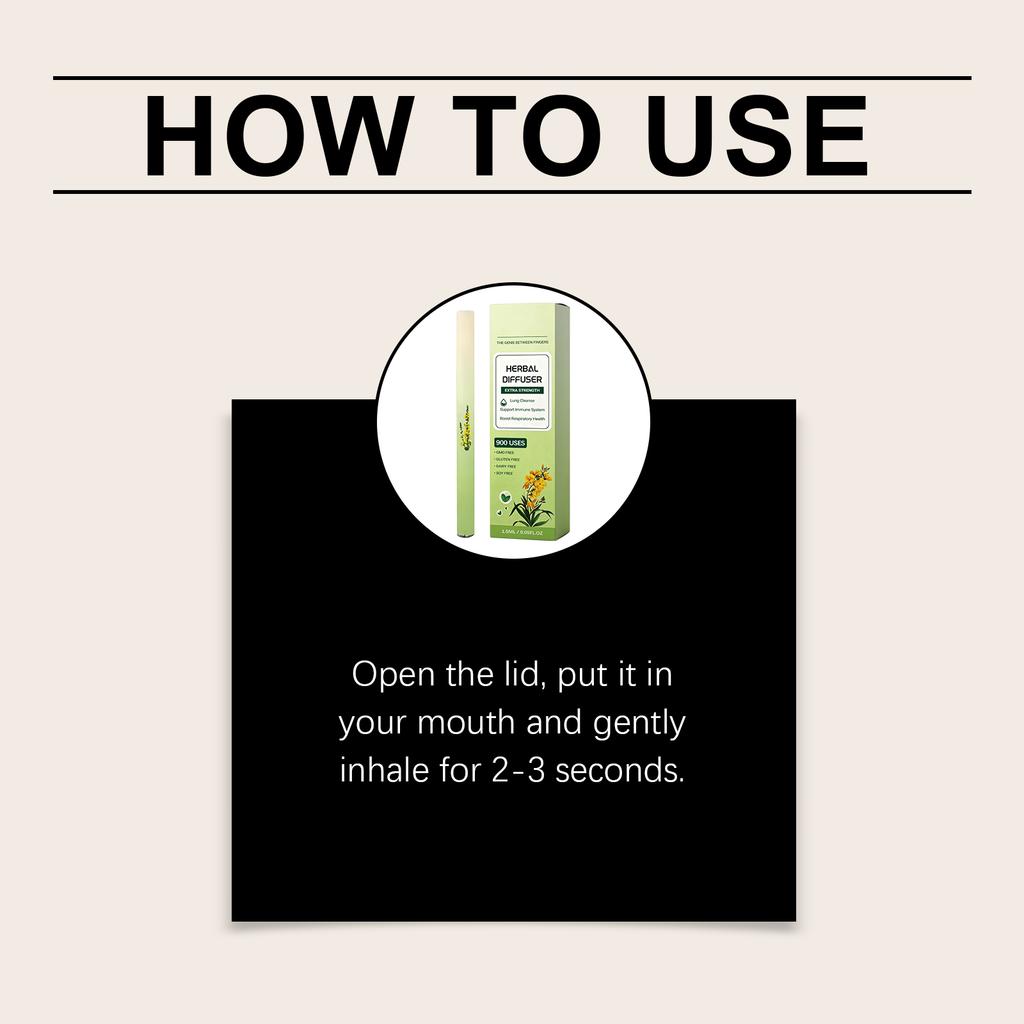 Body care nourishing stick with herbal ingredients gently cares for the body, providing a refreshing and comfortable daily convenient nasal care