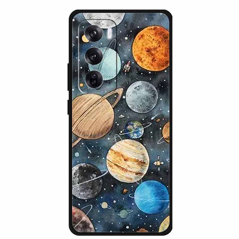 For Oppo Reno12 Pro 5G Cases Shockproof Phone Cover Soft Silicone Fashion Cool Cases for OPPO RENO 12 PRO CPH2629 Bumper Coque