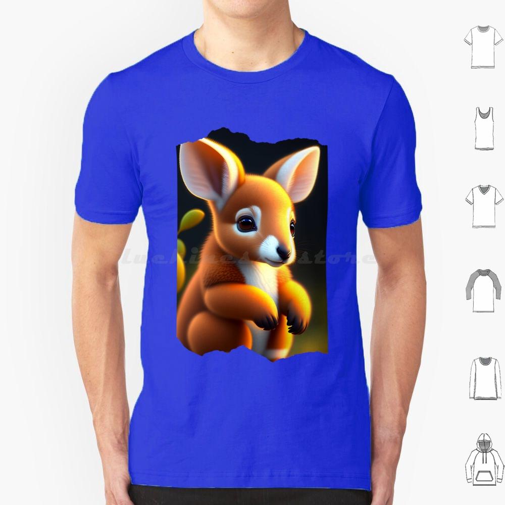 Cute Animals  Animal  Animals  Legendary Animals  Cute Kango T Shirt 6xl Cotton Cool Tee Animals Cute Animal Legendary Kango